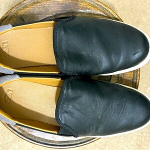 Ugg black womens loafer